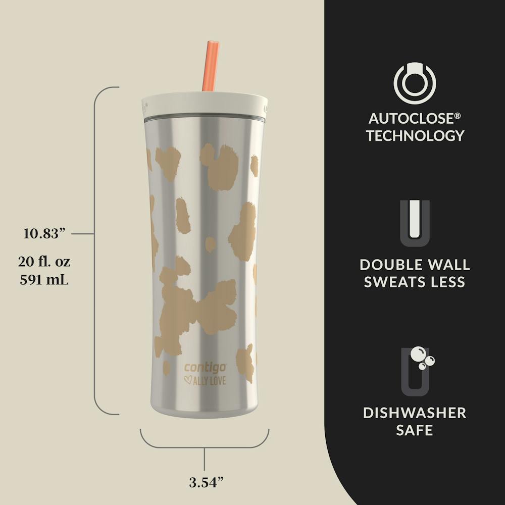 Contigo® x Ally Love Streeterville AUTOCLOSE® Shake & Go® Tumbler, 20oz (0UO0)