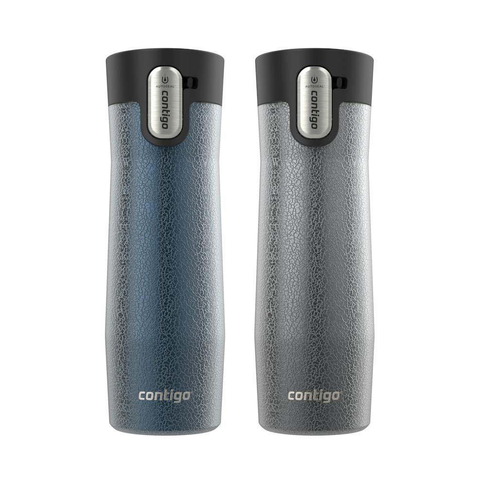 Contigo® AUTOSEAL® West Loop Vacuum-Insulated Stainless Steel Travel Mug with Easy-Clean Lid, 20 oz, 2-Pack (XXF1)