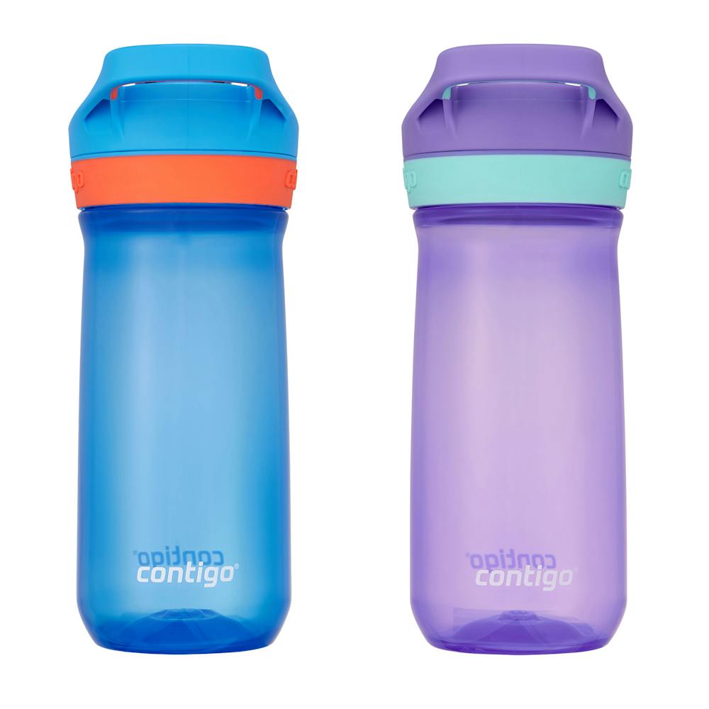 Contigo® Kids’ Jessie Water Bottle with Pop-Open Leak-Proof Chug Lid, 14oz (CVEA)