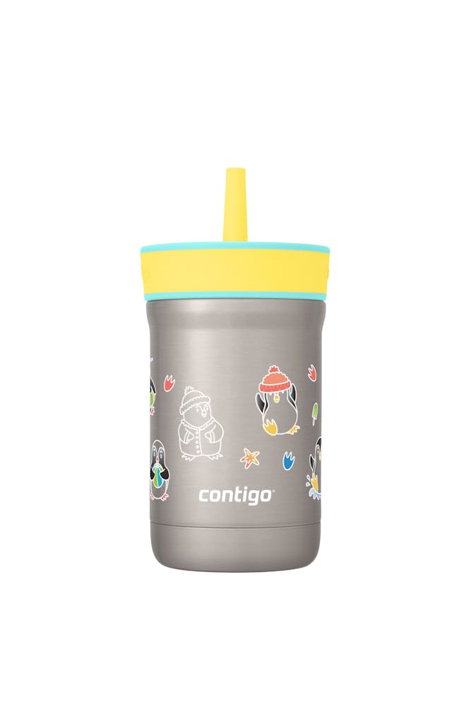 Contigo® Kids Leighton Spill-Proof Stainless Steel Tumbler with Straw, 12oz (JH8R)