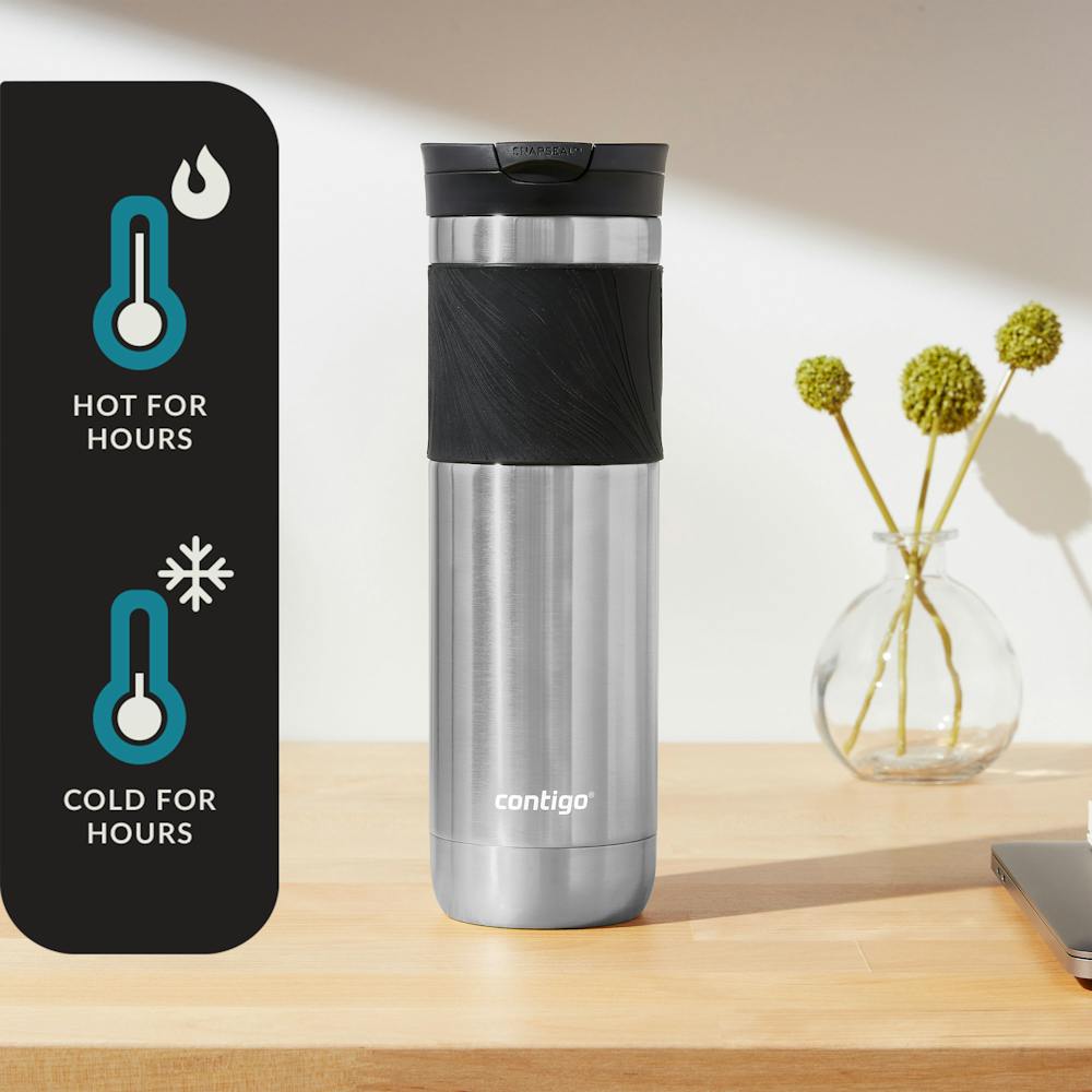 Contigo® Byron 2.0 Stainless Steel Travel Mug with SNAPSEAL™ Lid and Grip, 24oz (BEXA)