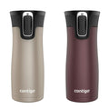 Contigo® West Loop 2.0 Leak-Proof Spill-Proof Insulated Stainless Steel Travel Mug, 16oz., 2 Pack (6E2B)