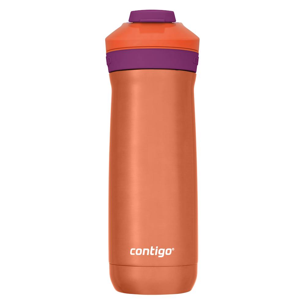 Contigo® Kids’ Casey Stainless Steel Water Bottle with Spill-Proof Leak-Proof Lid, 13oz (V1TS)