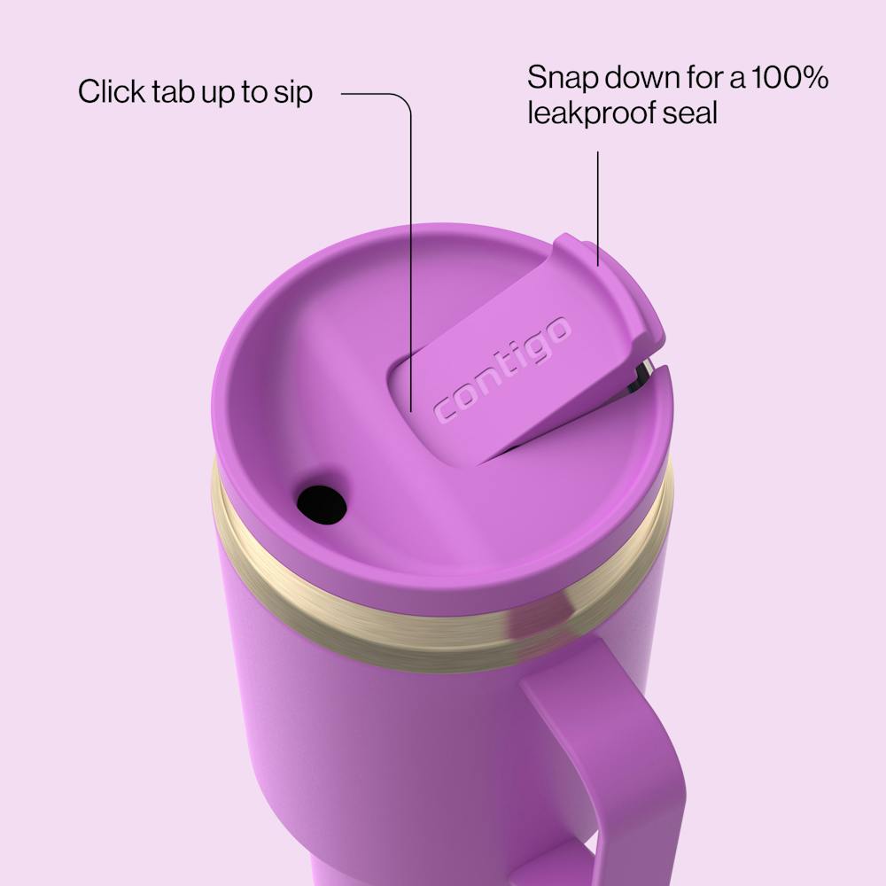 30 oz SnapSeal™ Tumbler (w/ Straw & Handle) (J5W1)
