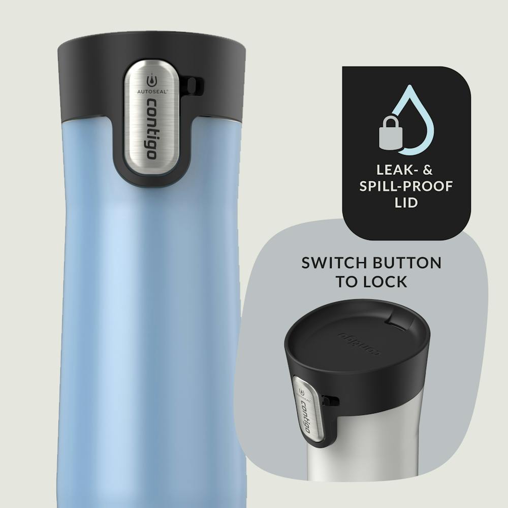 Contigo® AUTOSEAL® West Loop Vacuum-Insulated Stainless Steel Travel Mug with Easy-Clean Lid, 20 oz, 2-Pack (XXF1)