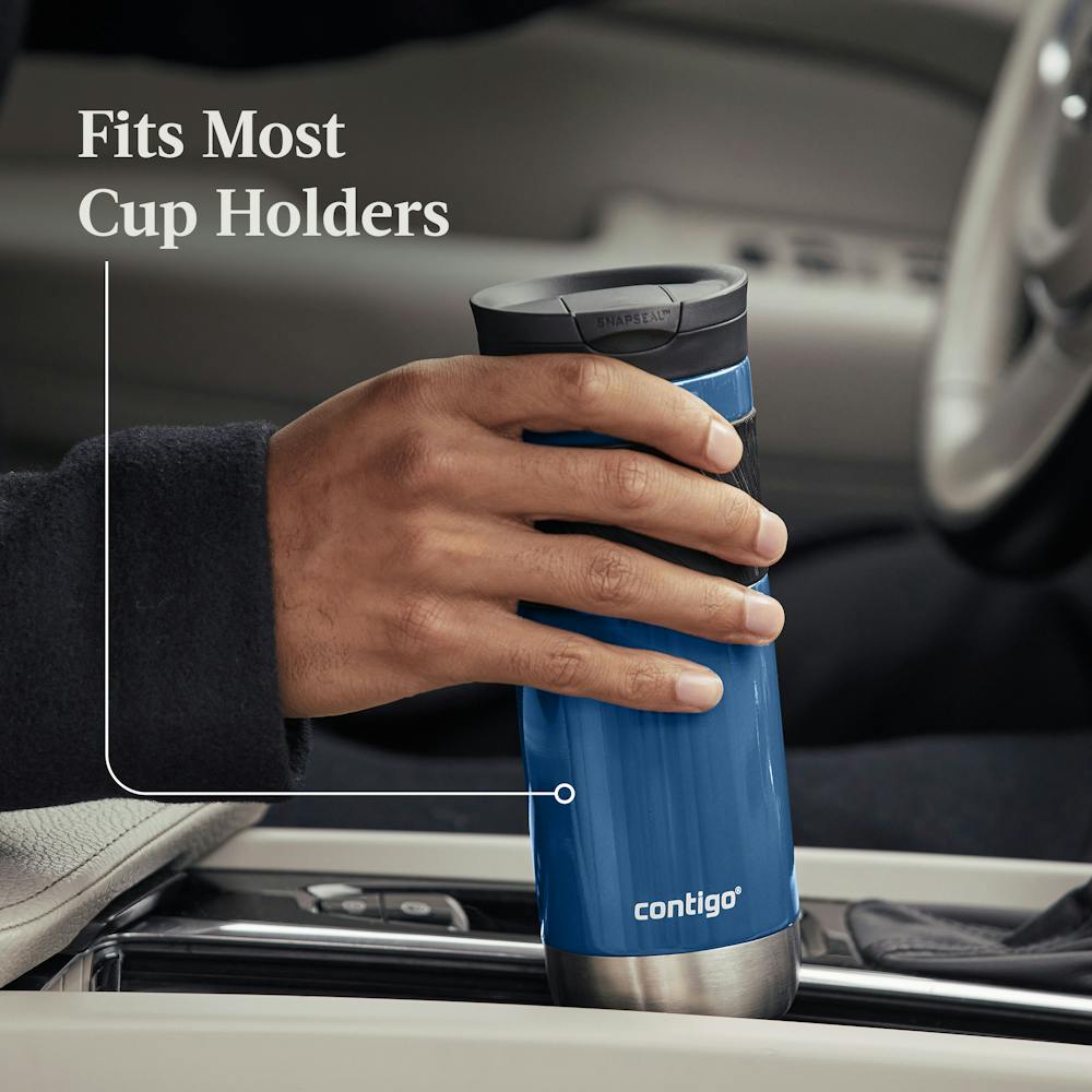 Contigo® Byron 2.0 Stainless Steel Travel Mug with SNAPSEAL™ Lid and Grip, 20oz (P4MZ)