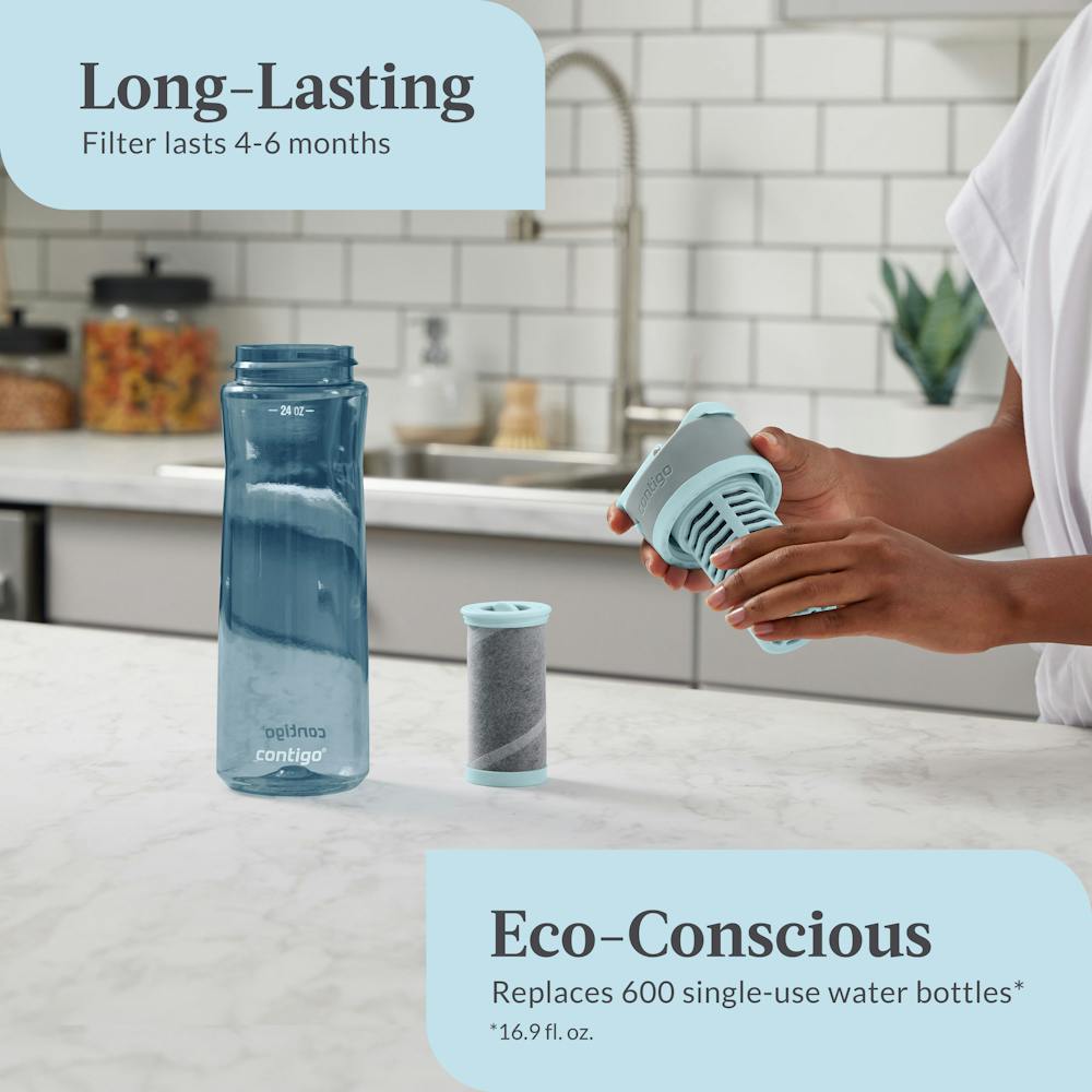 Contigo® Clybourn Freeflow Filtration Tritan Water Bottle with AUTOSEAL® LID, 24oz (LVCV)