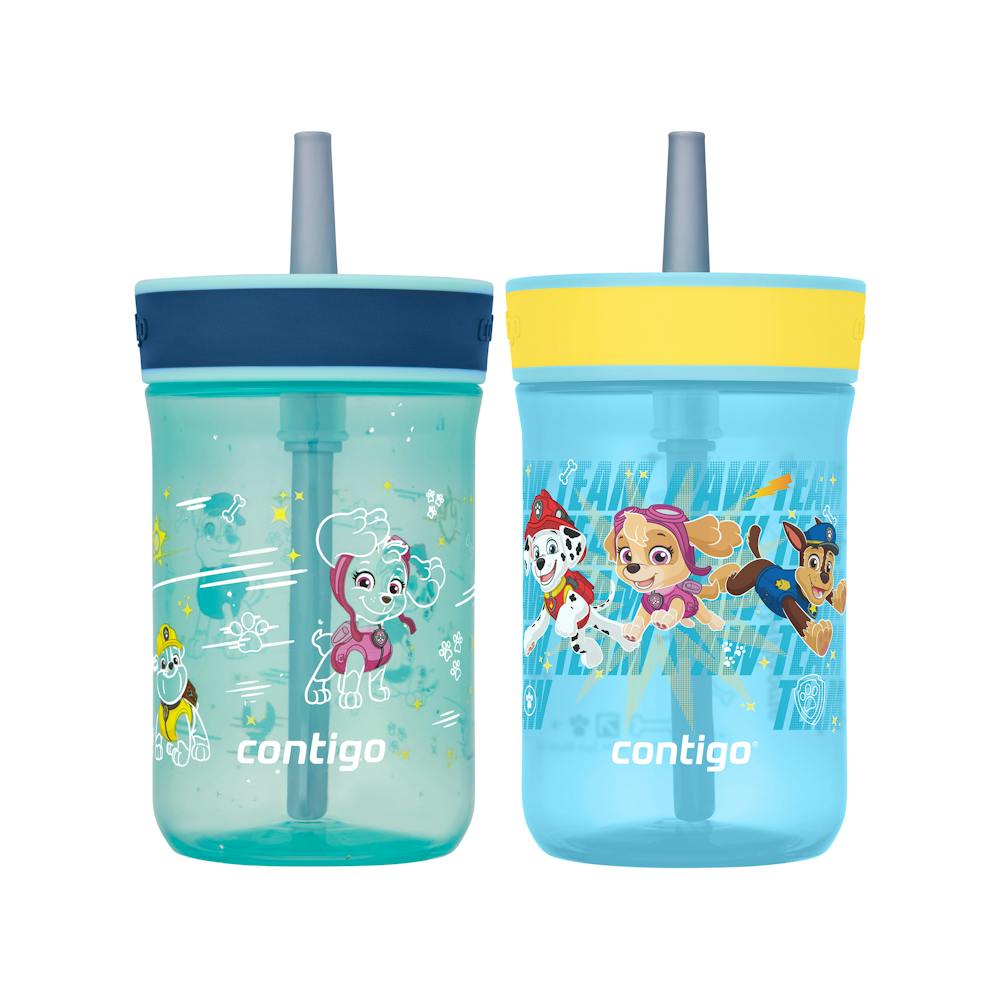 Contigo® Kids’ Leighton Straw Tumbler with Spill-Proof Leak-Proof Lid, 14oz (XKZO)