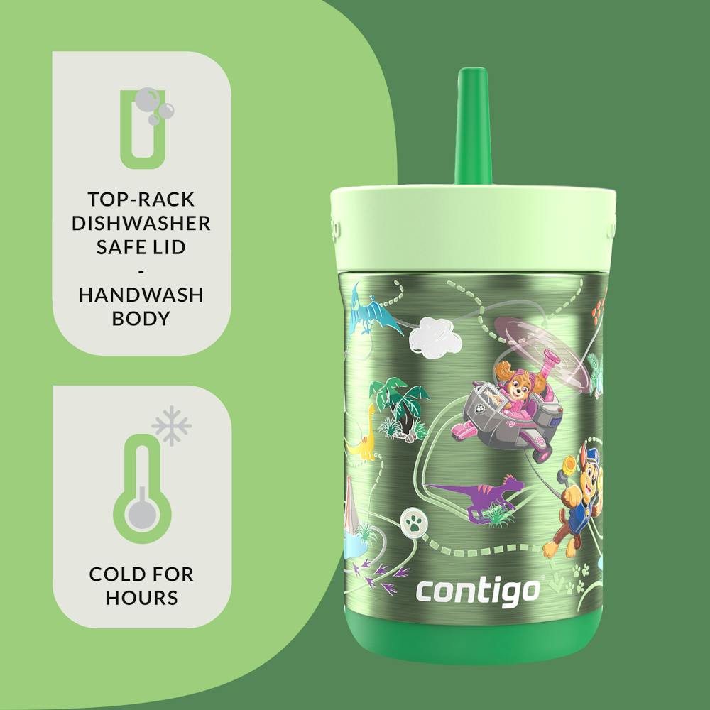 Contigo® Kids Leighton Spill-Proof Stainless Steel Tumbler with Straw, 12oz (JH8R)