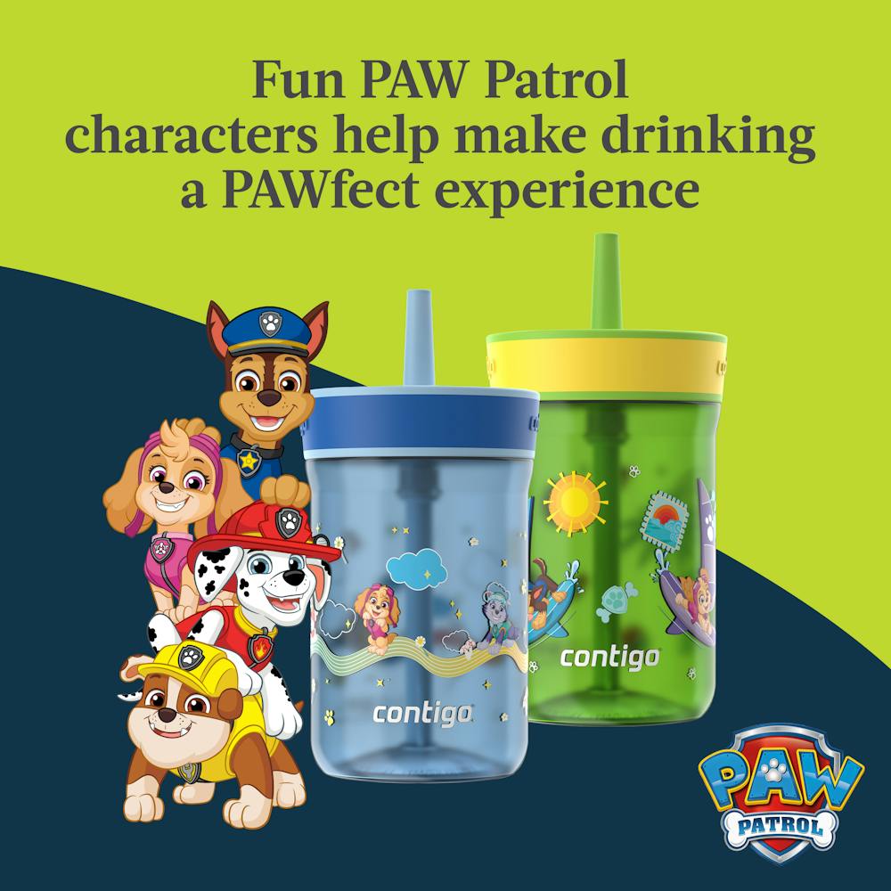 Contigo® Kids’ Leighton Straw Tumbler with Spill-Proof Leak-Proof Lid, 14oz (XKZO)