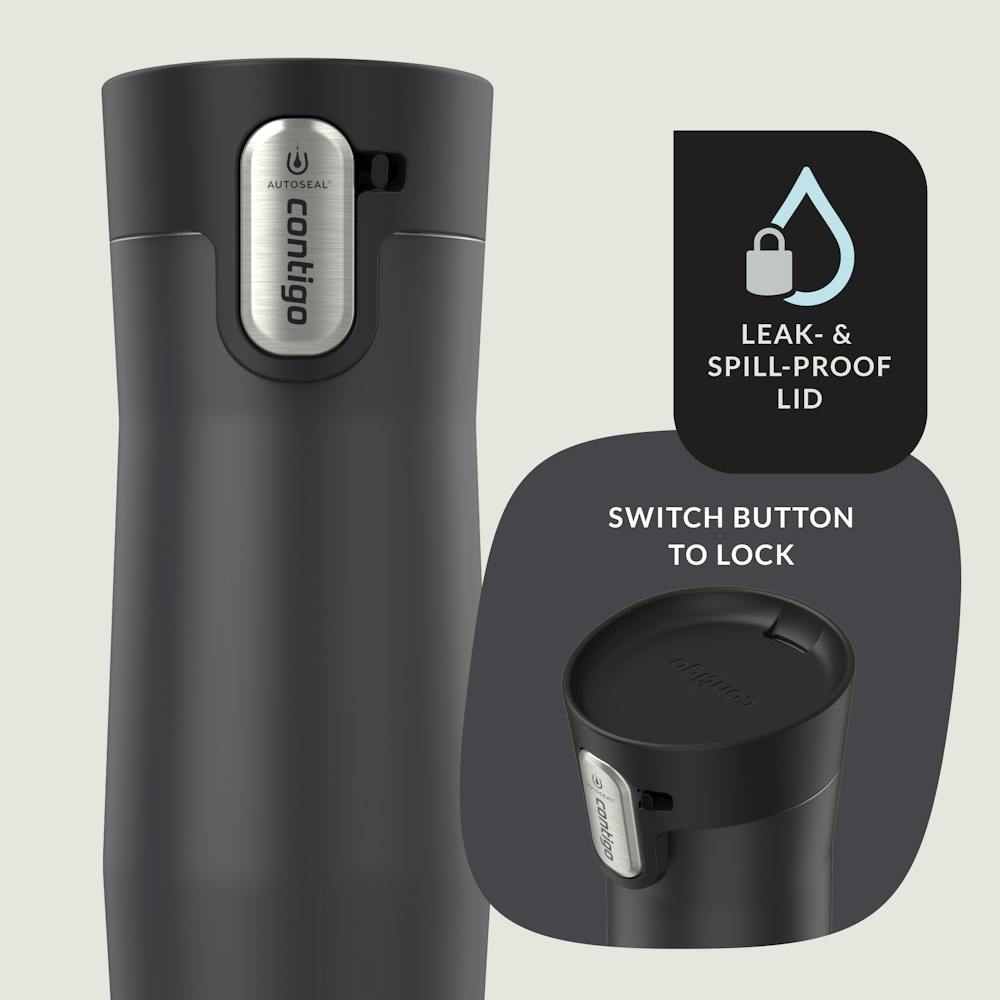 Contigo® AUTOSEAL® West Loop Vacuum-Insulated Stainless Steel Travel Mug with Easy-Clean Lid, 16 oz (5OEF)