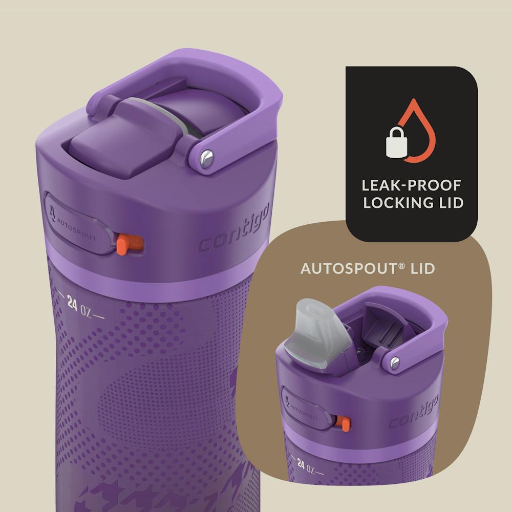 Contigo® x Ally Love Ashland Chill 2.0 Stainless Steel Water Bottle with AUTOSPOUT® Lid, 24oz (QKW0)
