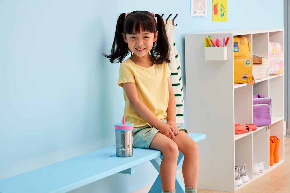 Contigo® Kids Leighton Spill-Proof Stainless Steel Tumbler with Straw, 12oz (JH8R)