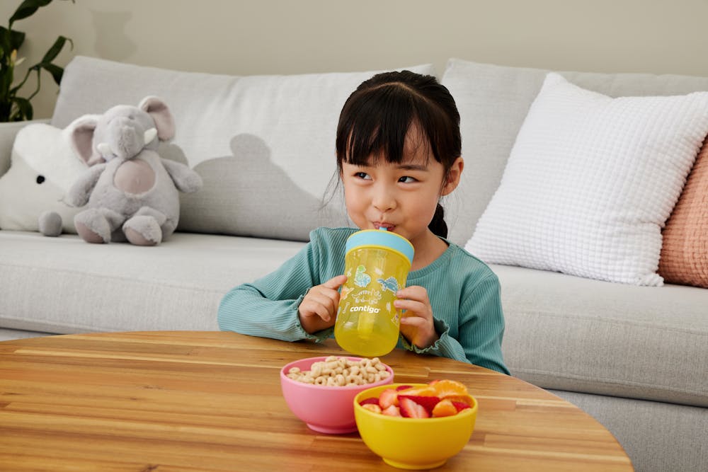 Contigo® Kids’ Leighton Straw Tumbler with Spill-Proof Leak-Proof Lid, 14oz (XKZO)