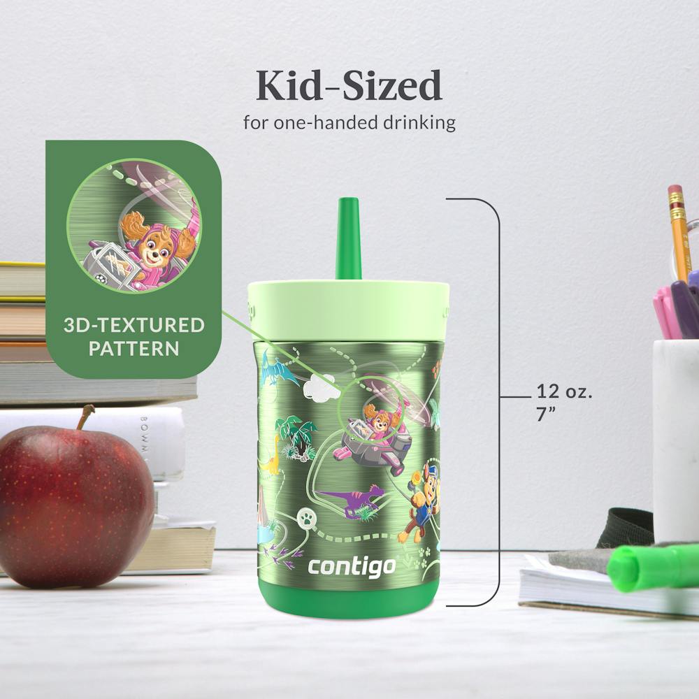 Contigo® Kids Leighton Spill-Proof Stainless Steel Tumbler with Straw, 12oz (JH8R)