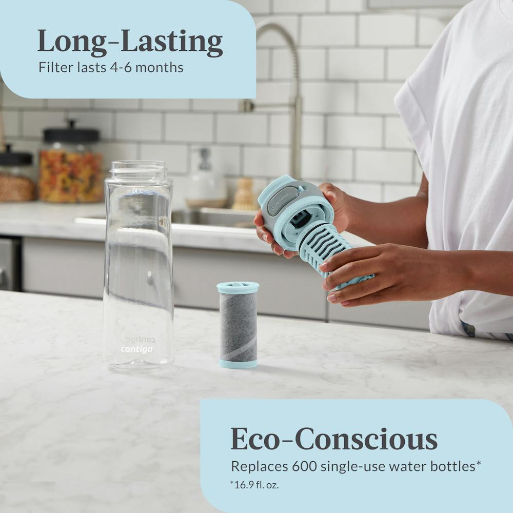 Contigo® Clybourn Freeflow Filtration Tritan Water Bottle with AUTOSEAL® LID, 24oz (LVCV)