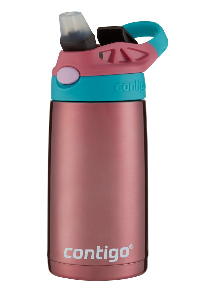 Contigo® Kids Straw Stainless Steel Water Bottle with AUTOSPOUT® Lid, 13oz (18QL)