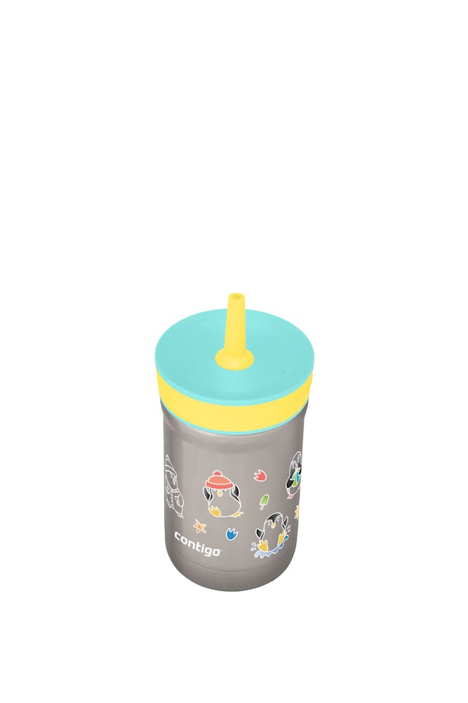 Contigo® Kids Leighton Spill-Proof Stainless Steel Tumbler with Straw, 12oz (JH8R)