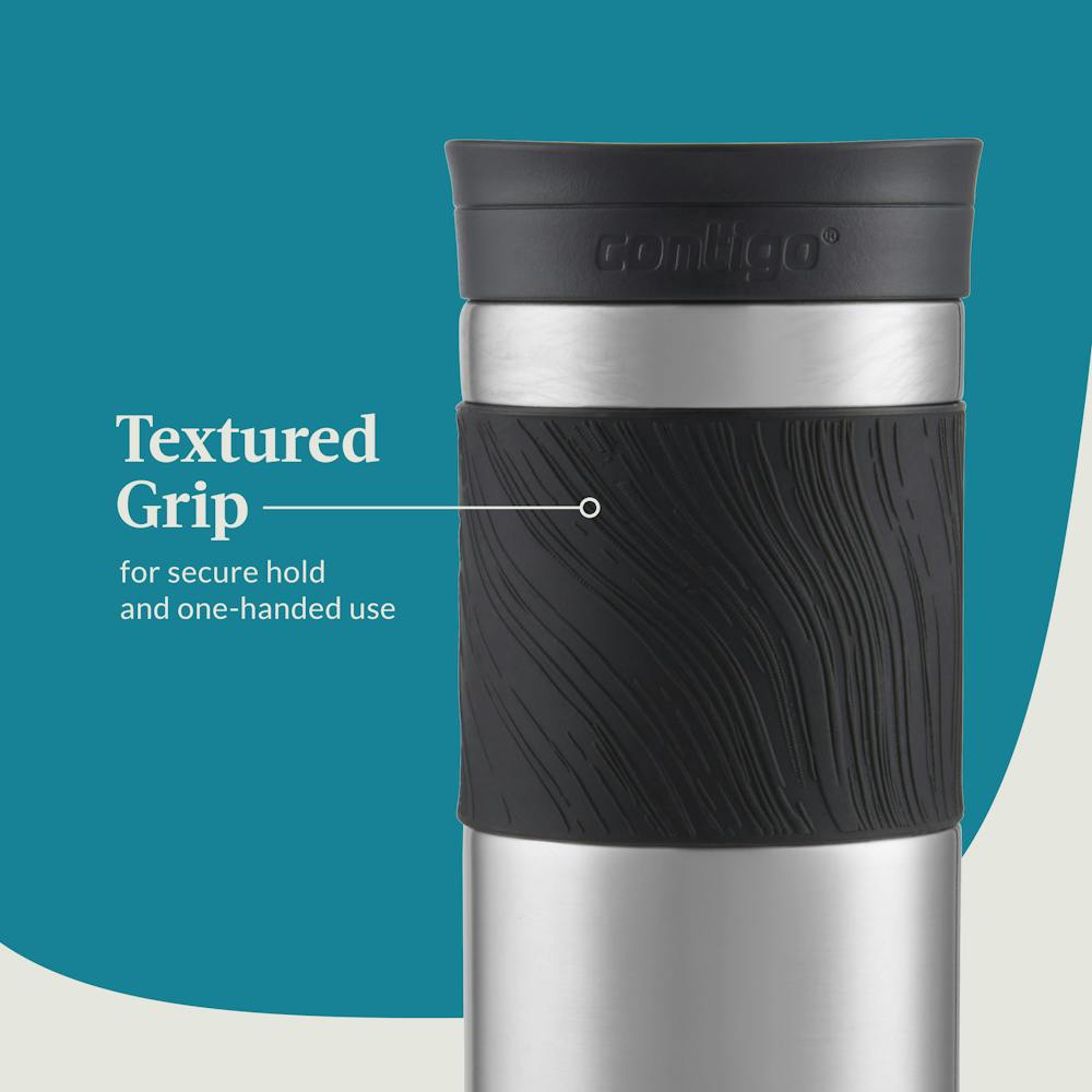 Contigo® Byron 2.0 Stainless Steel Travel Mug with SNAPSEAL™ Lid and Grip, 24oz (BEXA)