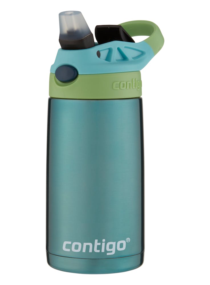 Contigo® Kids Straw Stainless Steel Water Bottle with AUTOSPOUT® Lid, 13oz (18QL)