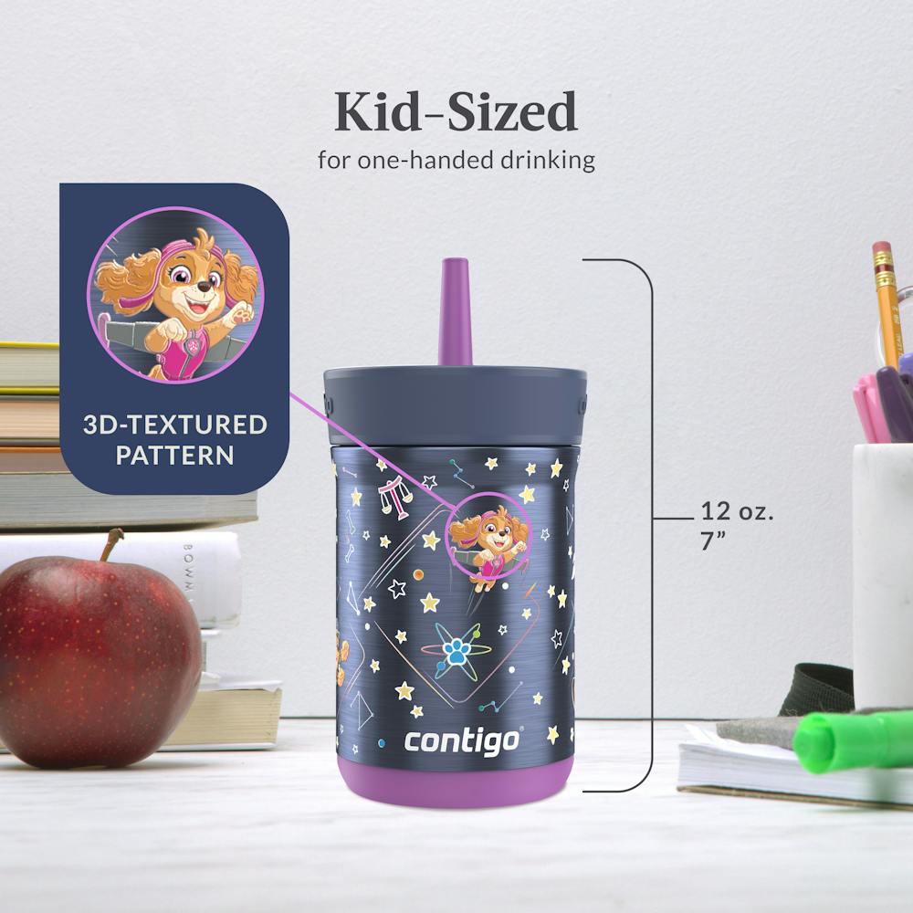 Contigo® Kids Leighton Spill-Proof Stainless Steel Tumbler with Straw, 12oz (JH8R)