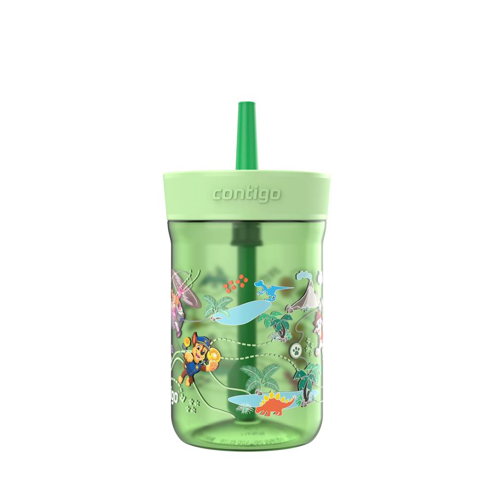 Contigo® Kids’ Leighton Straw Tumbler with Spill-Proof Leak-Proof Lid, 14oz (XKZO)