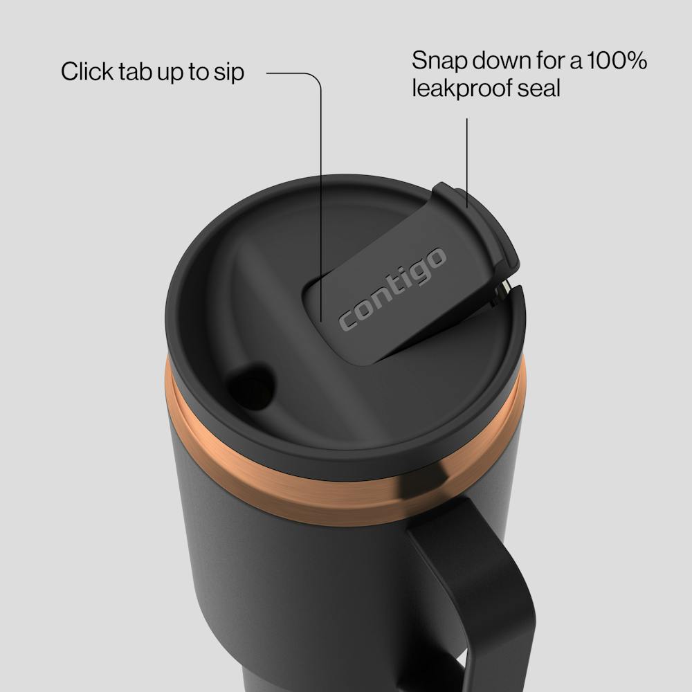30 oz SnapSeal™ Tumbler (w/ Straw & Handle) (J5W1)