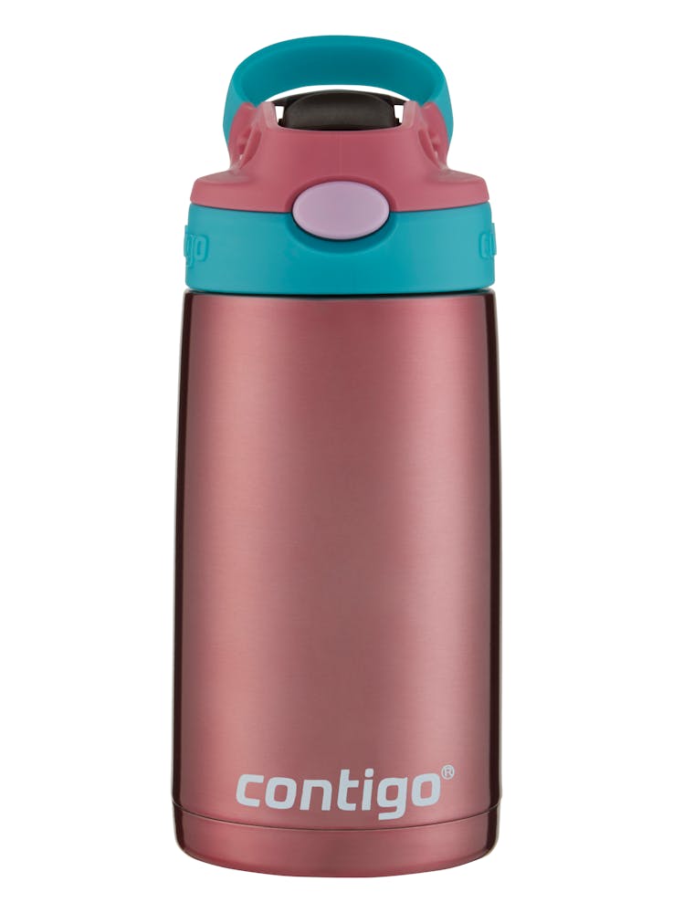 Contigo® Kids Straw Stainless Steel Water Bottle with AUTOSPOUT® Lid, 13oz (18QL)