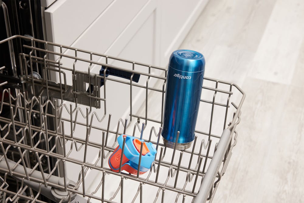Contigo® Kids’ Casey Stainless Steel Water Bottle with Spill-Proof Leak-Proof Lid, 13oz (V1TS)