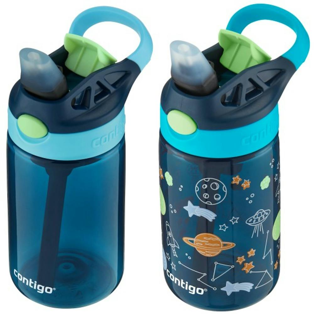Contigo® Kids Water Bottle with Redesigned AUTOSPOUT® Straw, 14 oz, 2 pack (IAP8)