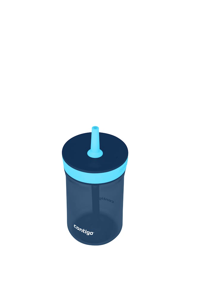 Contigo® Kids’ Leighton Straw Tumbler with Spill-Proof Leak-Proof Lid, 14oz (XKZO)