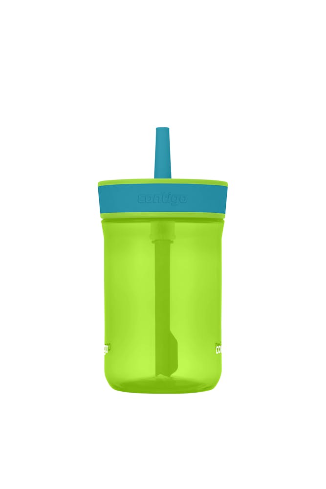 Contigo® Kids’ Leighton Straw Tumbler with Spill-Proof Leak-Proof Lid, 14oz (XKZO)