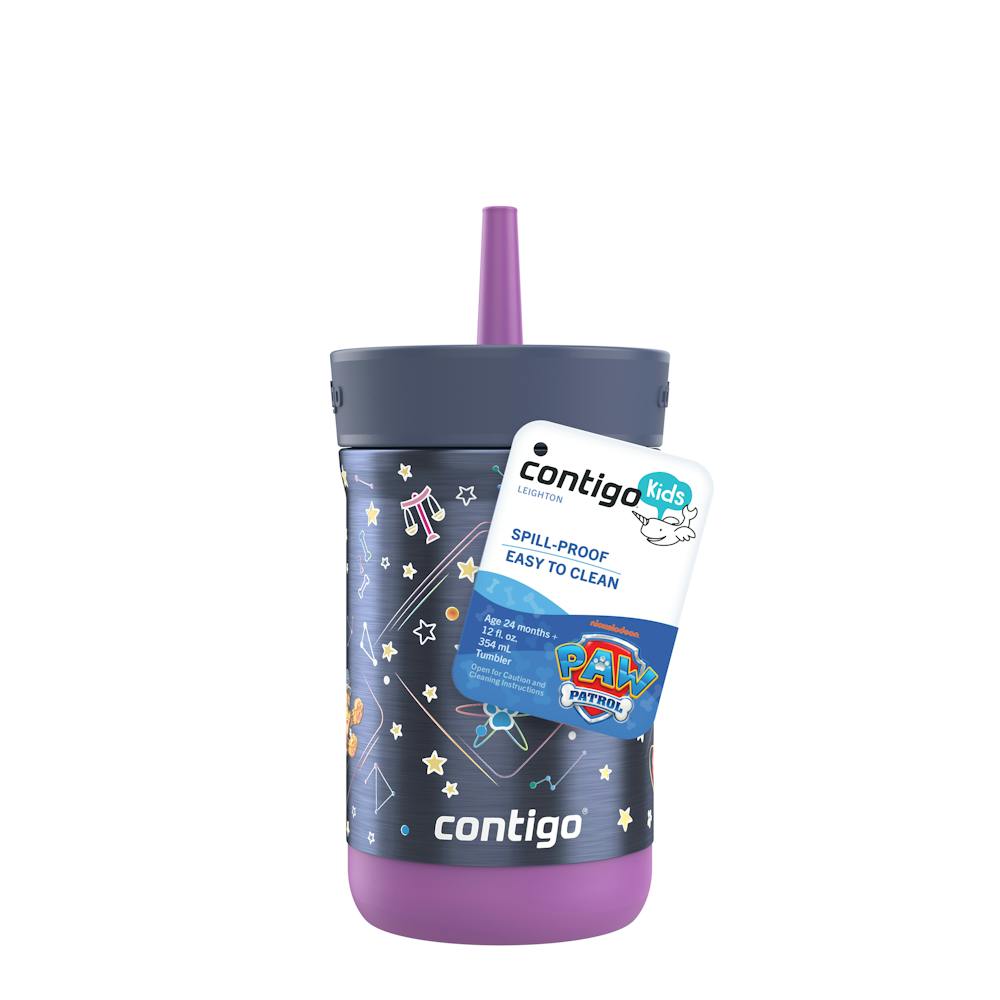 Contigo® Kids Leighton Spill-Proof Stainless Steel Tumbler with Straw, 12oz (JH8R)