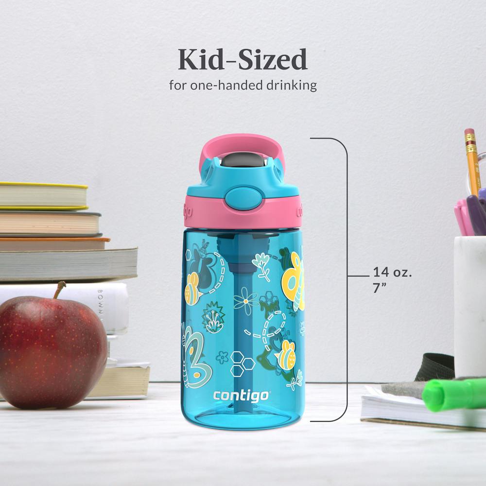 Contigo® Kids Water Bottle with Redesigned AUTOSPOUT® Straw, 14 oz (VGZ5)