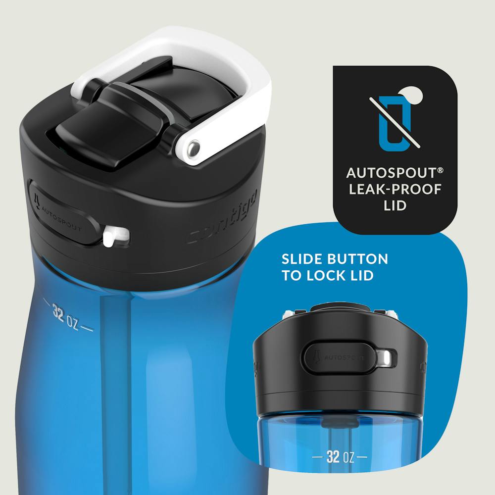 Contigo® Ashland 2.0, Water Bottle with AUTOSPOUT® Lid, 32oz (JX03)