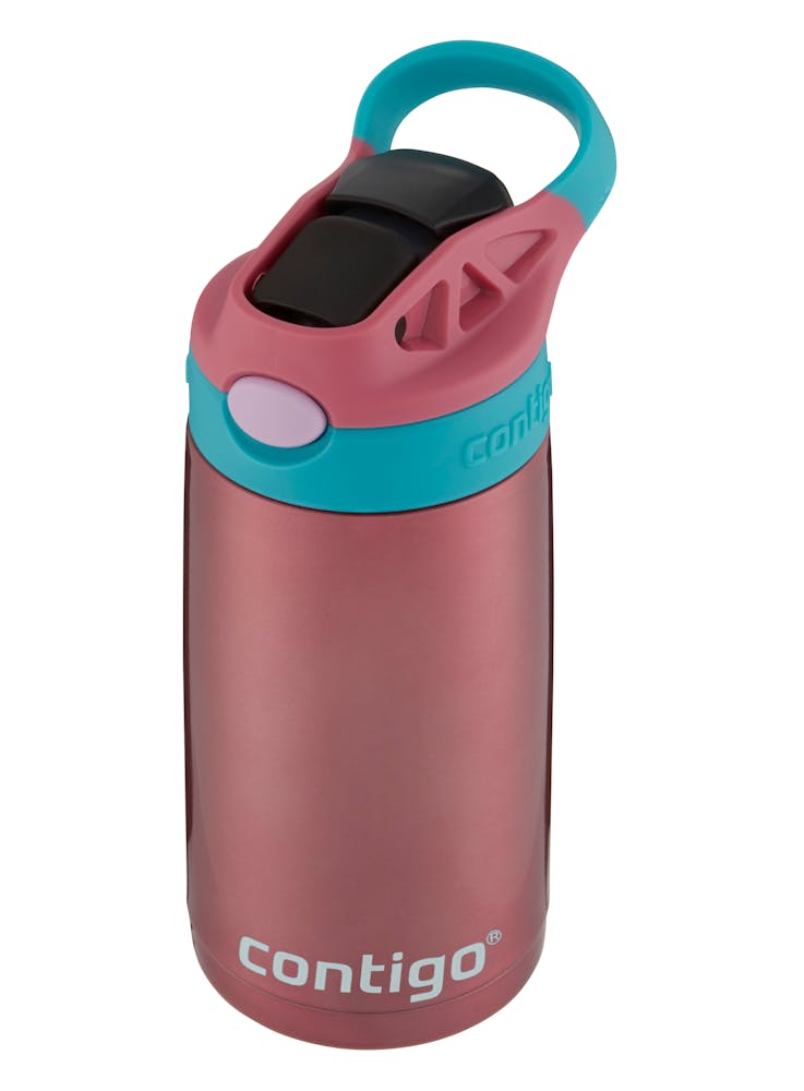 Contigo® Kids Straw Stainless Steel Water Bottle with AUTOSPOUT® Lid, 13oz (18QL)