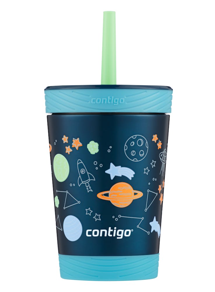 Kids Spill-Proof Stainless Steel Tumbler with Straw and THERMALOCK®, 12 oz (BI9N)