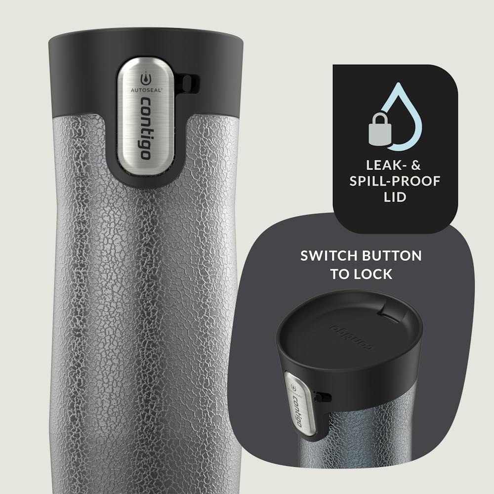 Contigo® AUTOSEAL® West Loop Vacuum-Insulated Stainless Steel Travel Mug with Easy-Clean Lid, 16 oz (5OEF)