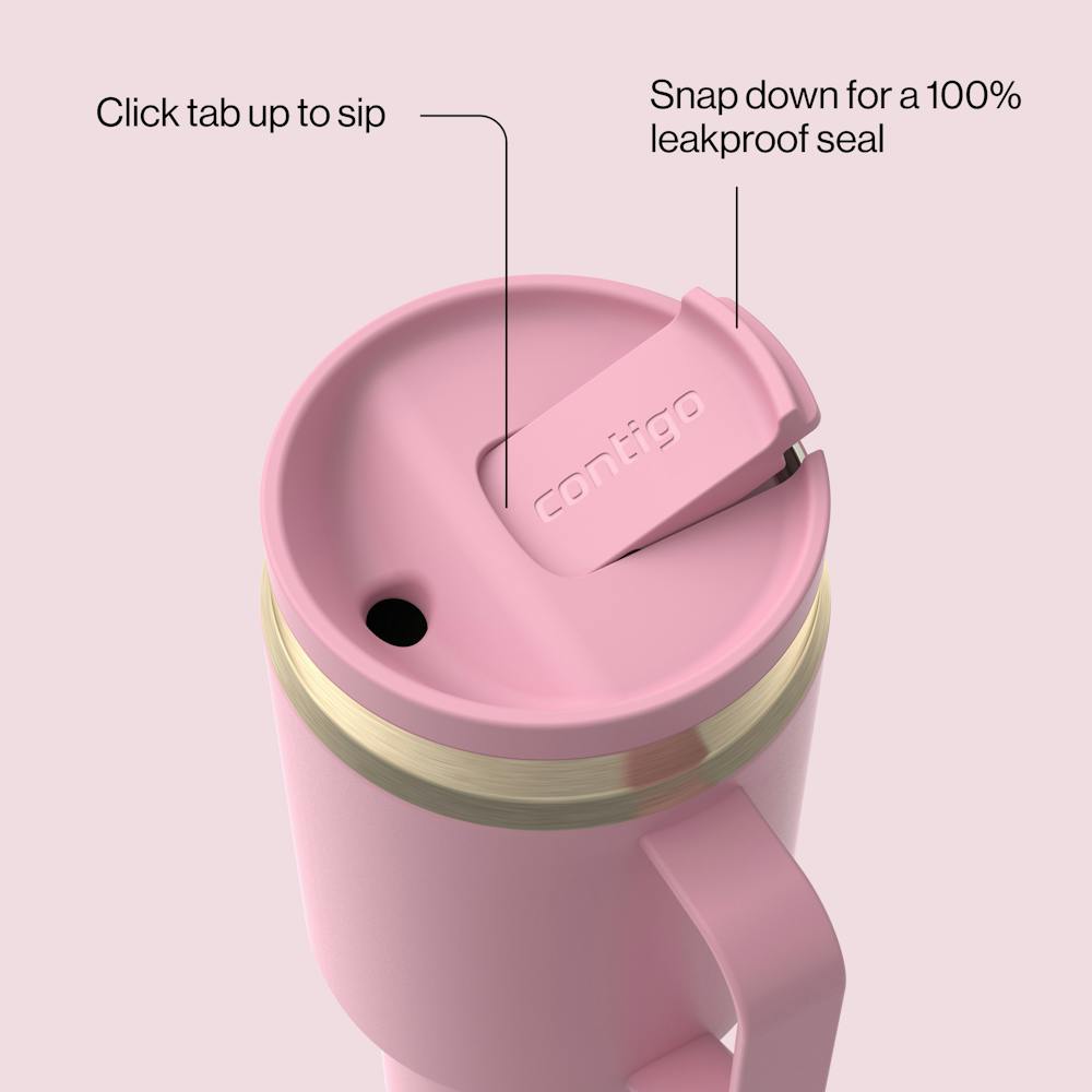 30 oz SnapSeal™ Tumbler (w/ Straw & Handle) (J5W1)