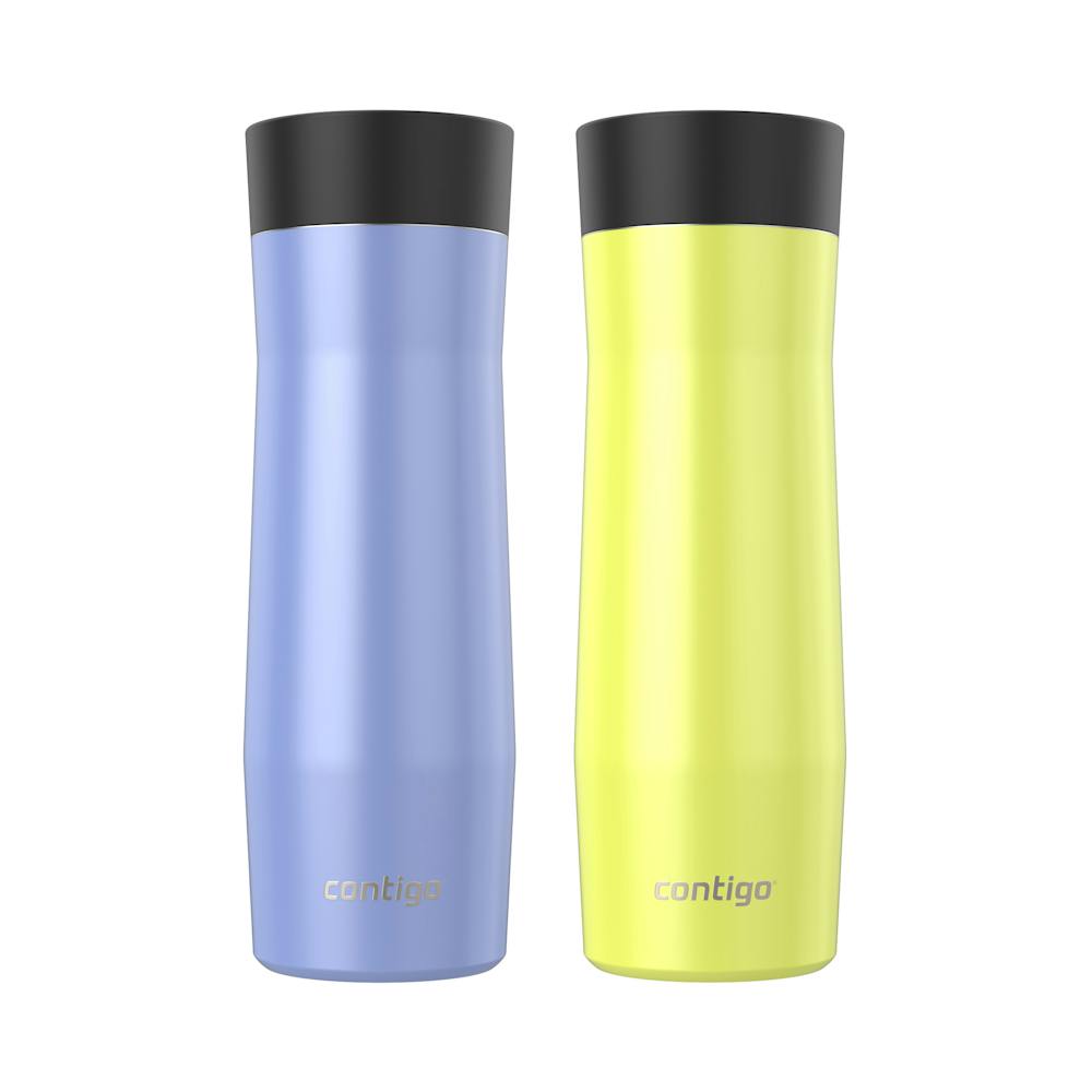 Contigo® AUTOSEAL® West Loop Vacuum-Insulated Stainless Steel Travel Mug with Easy-Clean Lid, 20 oz, 2-Pack (XXF1)