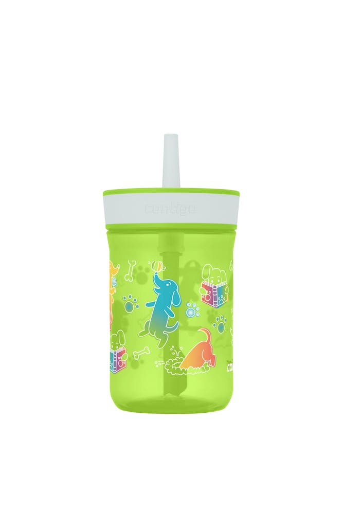 Contigo® Kids’ Leighton Straw Tumbler with Spill-Proof Leak-Proof Lid, 14oz (XKZO)