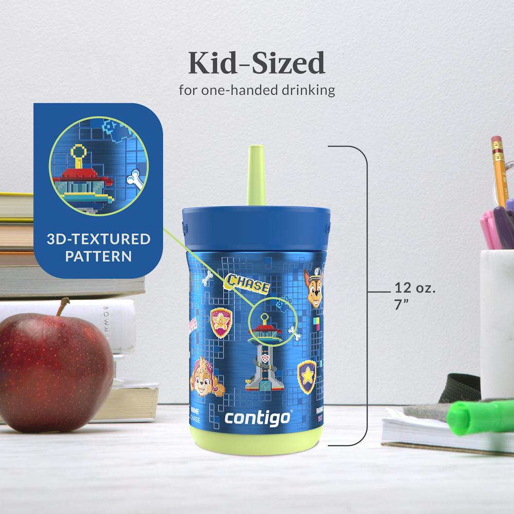Contigo® Kids Leighton Spill-Proof Stainless Steel Tumbler with Straw, 12oz (JH8R)