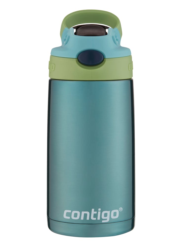 Contigo® Kids Straw Stainless Steel Water Bottle with AUTOSPOUT® Lid, 13oz (18QL)