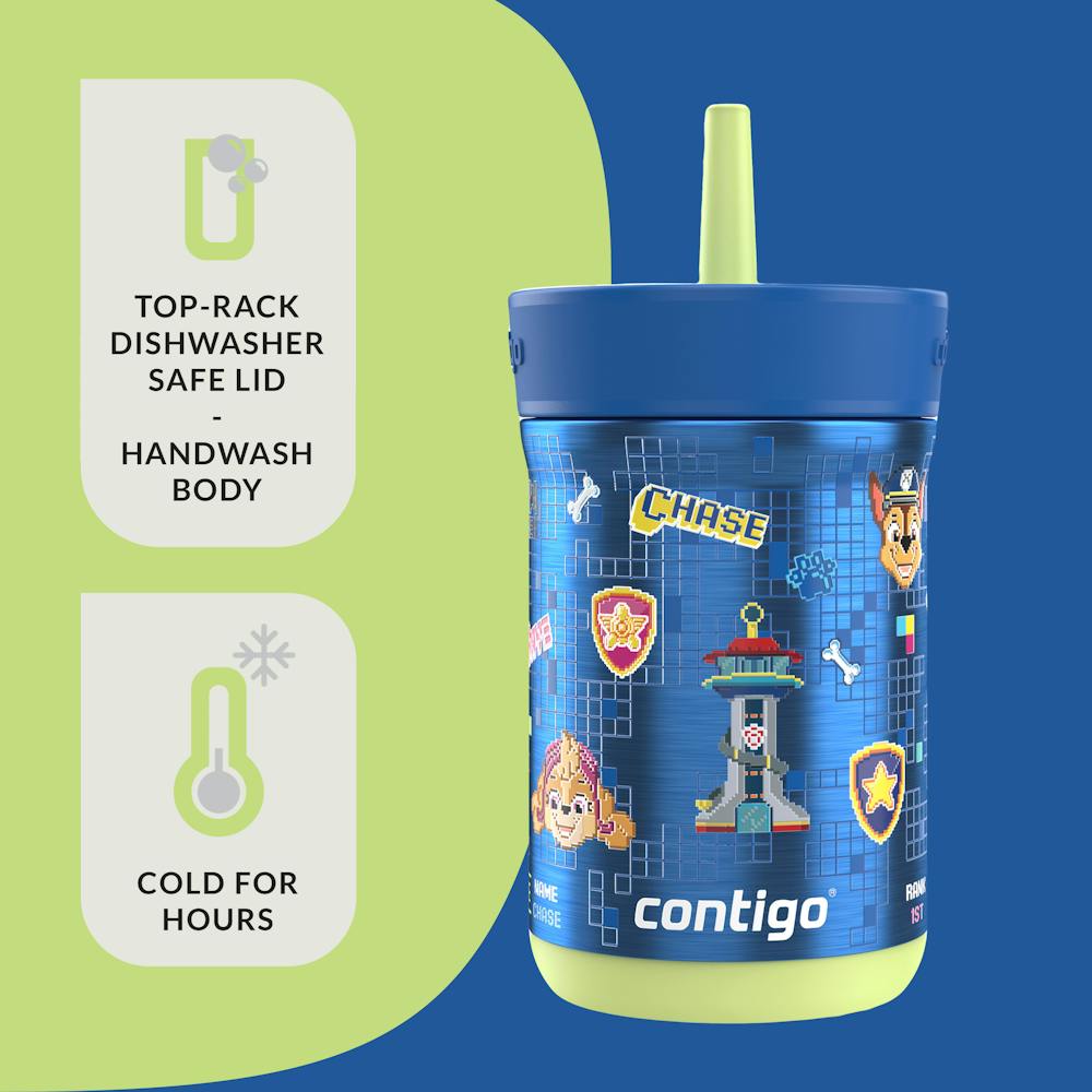 Contigo® Kids Leighton Spill-Proof Stainless Steel Tumbler with Straw, 12oz (JH8R)