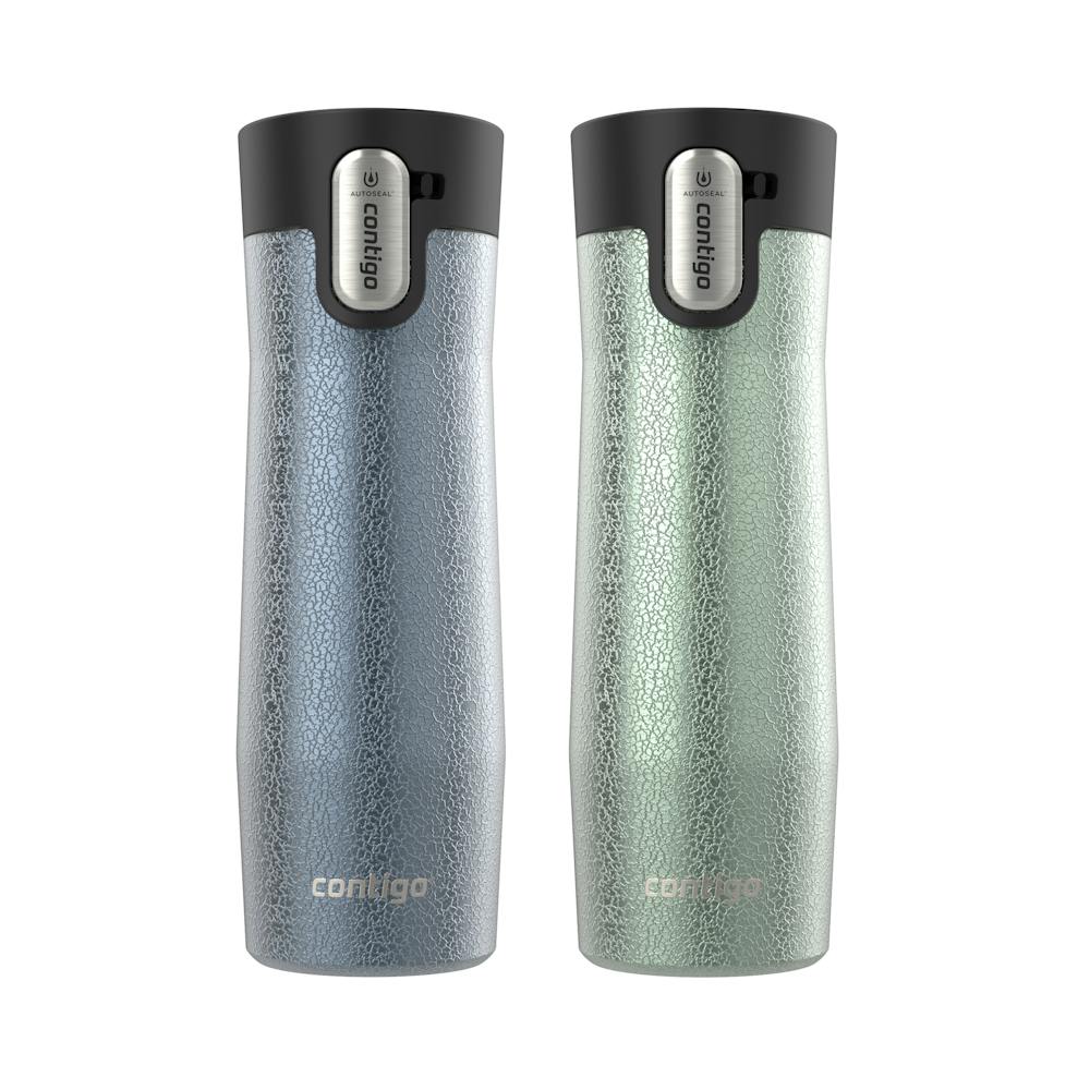 Contigo® AUTOSEAL® West Loop Vacuum-Insulated Stainless Steel Travel Mug with Easy-Clean Lid, 20 oz, 2-Pack (XXF1)