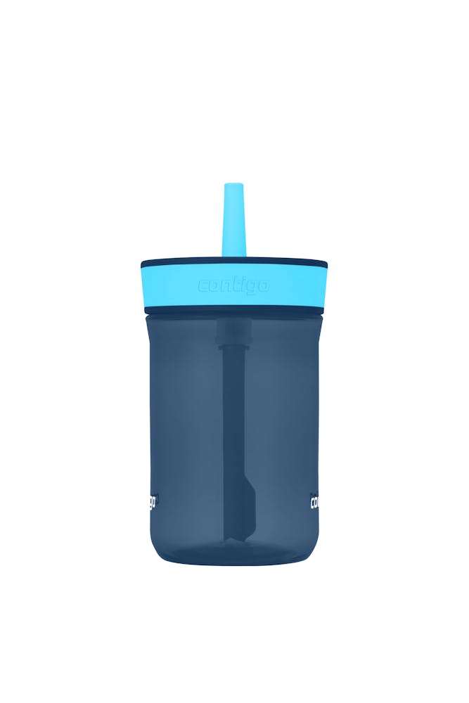 Contigo® Kids’ Leighton Straw Tumbler with Spill-Proof Leak-Proof Lid, 14oz (XKZO)