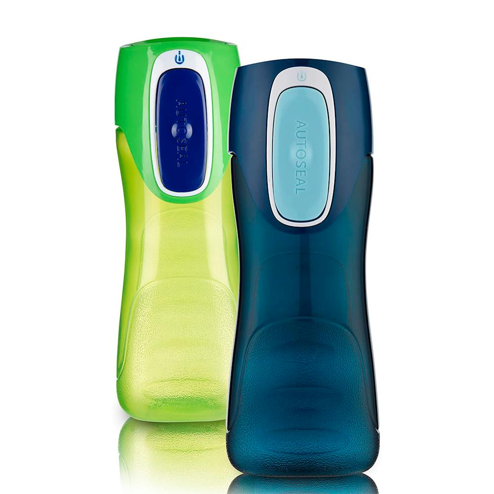 Contigo® Trekker Kids Water Bottle with AUTOSEAL® Lid, 14oz, 2-Pack (3PRY)