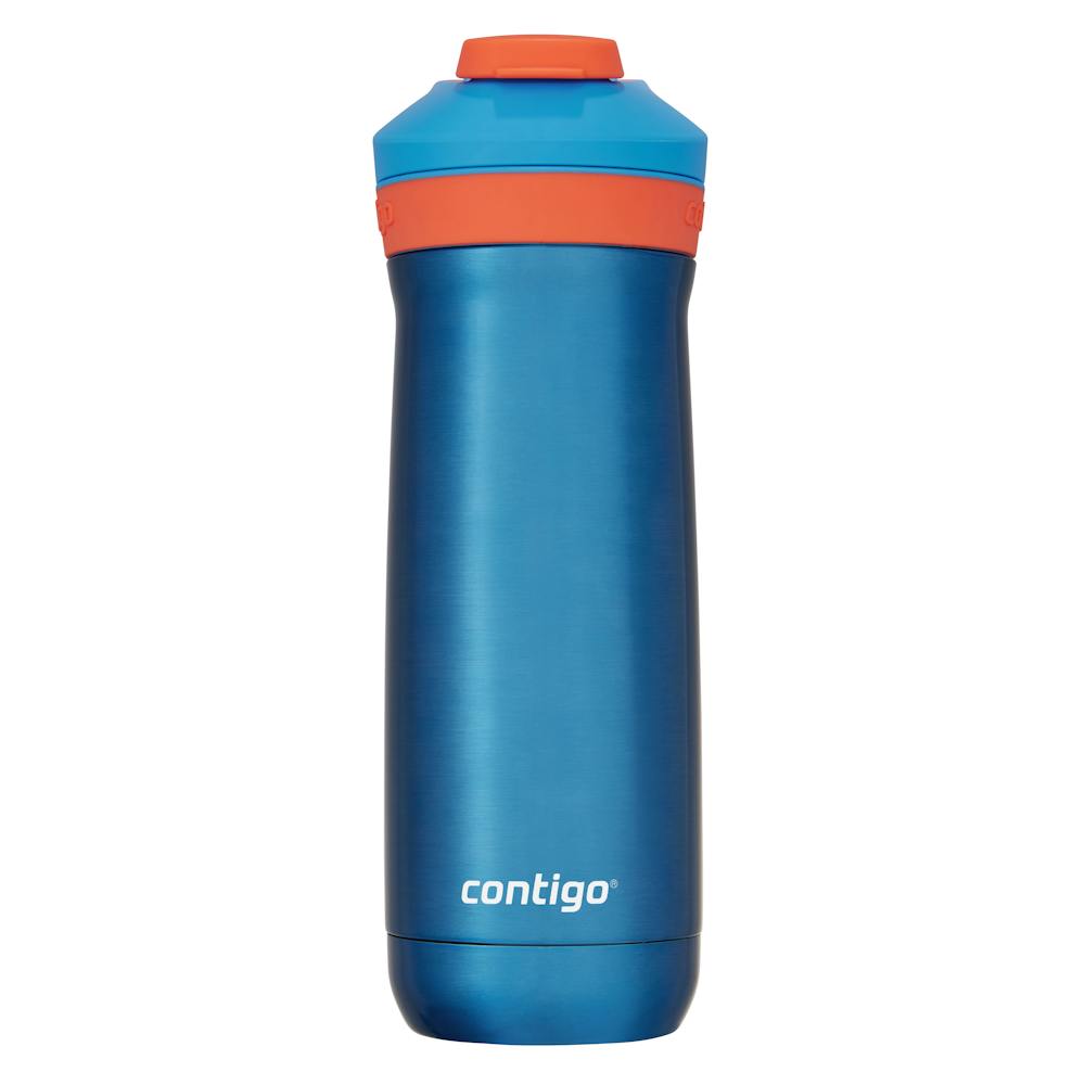 Contigo® Kids’ Casey Stainless Steel Water Bottle with Spill-Proof Leak-Proof Lid, 13oz (V1TS)