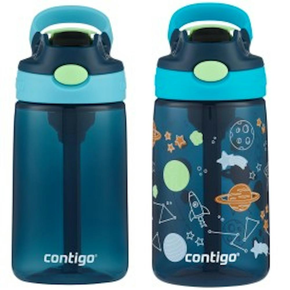 Contigo® Kids Water Bottle with Redesigned AUTOSPOUT® Straw, 14 oz, 2 pack (IAP8)