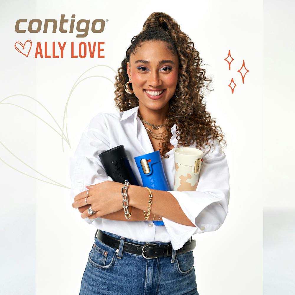 Contigo® x Ally Love West Loop 3.0 Stainless Steel Travel Mug with AUTOSEAL® Easy-Clean Lid, 16oz (AV3B)